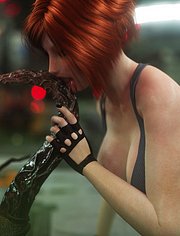 Pest Control / Tentacle dick found its way down her throat / Vaesark