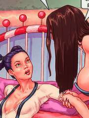 Horrified he observes that..