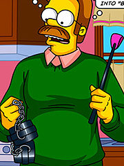 He opens the package and..