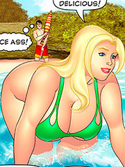 Wow, aunt looks so hot in..