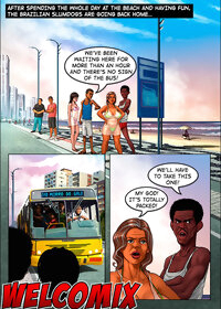 Brazilian Slumdogs: Crowded bus pic 2