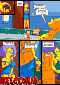 The Simptoons In the bathtub with the aunts pic 3